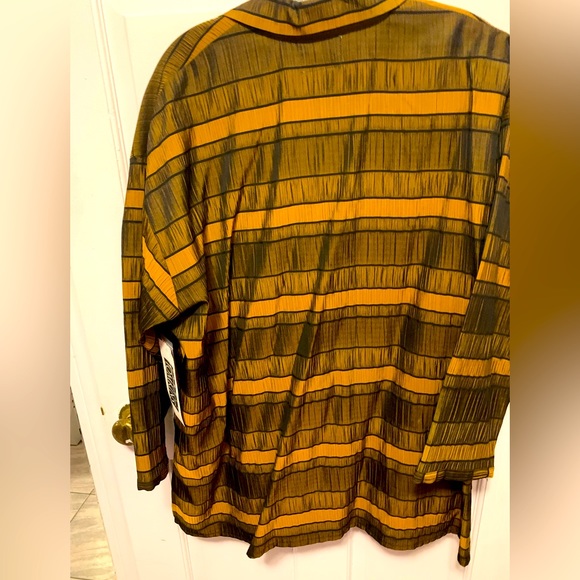 Carol Tompkins “The Big Shirt” -Size 1 (10-14)-copper Blk - Picture 8 of 9